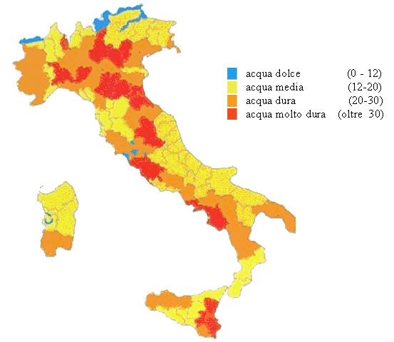 Mappa Italia Calcare